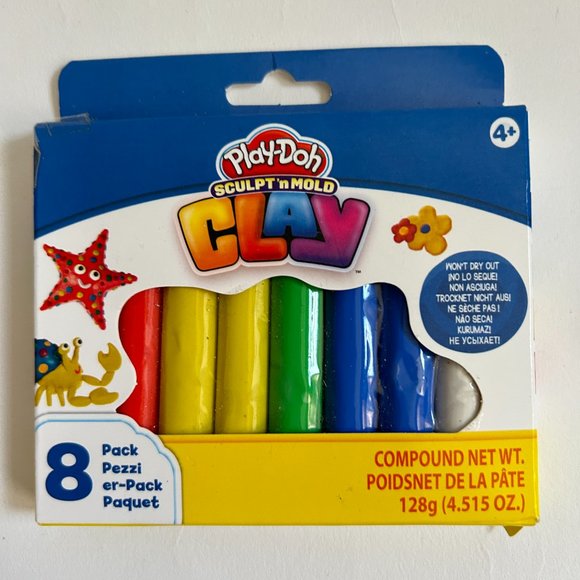 Lot of 3 Play-Doh Sculpt'n'Mold Clay Multi Colors 8-Pack BRAND NEW - Picture 3 of 8